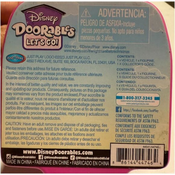 Disney Doorables Let’s Go Series 2 Mystery Road Trip Vehicle + Stylized Figure - Picture 4 of 5